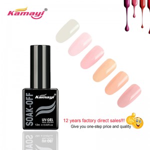 Kamayi Custom Brand Hot Prodej 72barevů Profesionální barva Uv Gel Nail Polish12ml pro nehty